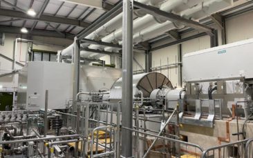(Quinbrook’s first synchronous condenser located in Rassau South Wales)